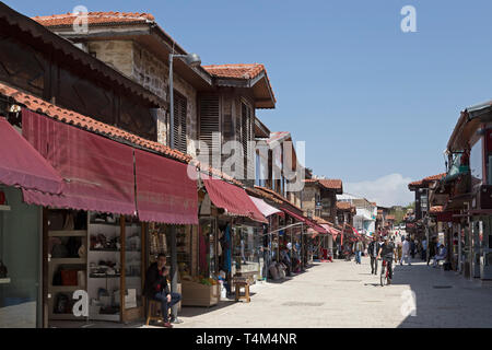 Dans les boutiques de souvenirs, Province Antalya, Turquie Banque D'Images