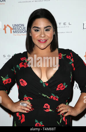 16 avril 2019 - Los Angeles, CA, États-Unis - 16 avril 2019 - Los Angeles, Californie - Jessica Marie Garcia. Parti du Magazine Lapalme pour couvrir étoile Anthony Anderson et Meagan Good s'est tenue au Sofitel Los Angeles at Beverly Hills. Crédit photo : Faye Sadou/AdMedia (crédit Image : © Faye Sadou/AdMedia via Zuma sur le fil) Banque D'Images