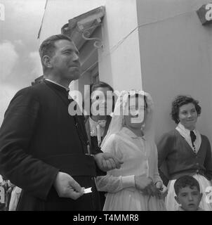 Festival de l'église dans une colonie italienne de différentes nationalités, El Rabon (Santa Fe), Argentine, 1957. Dans le monde d'utilisation | Banque D'Images