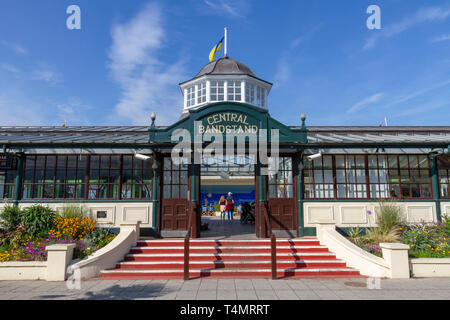 Le kiosque Central, connu sous le nom de kiosque, à Herne Bay, Kent, Angleterre. Banque D'Images