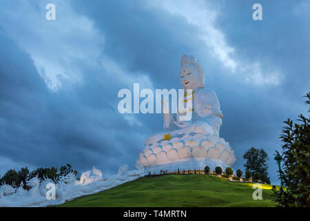 Wat Huay Pla Kang Temple (temple chinois) Chiang Rai, Thaïlande Banque D'Images