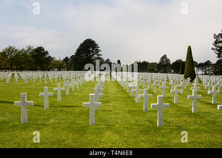 La Seconde Guerre mondiale D Jour anniversaire des commémorations, Normandie France Banque D'Images