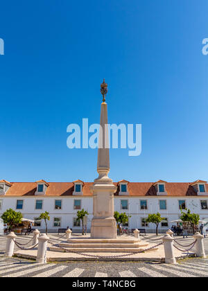 Praça Marquês de Pombal, Vila Real de Santo António, Algarve, Portugal Banque D'Images