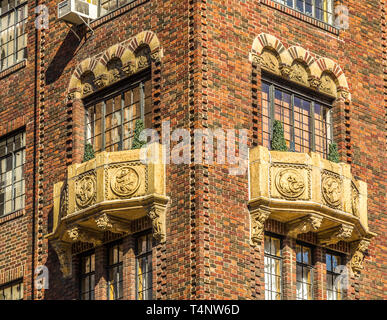 Lower East Side New York City Building Facade Banque D'Images