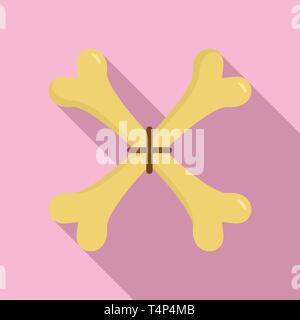 L'icône os magique croisé. Télévision illustration de franchi pour l'icône vecteur os magic web design Illustration de Vecteur