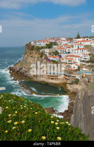 Praia das Maçãs, Côte de Lisbonne, Portugal, Europe Banque D'Images