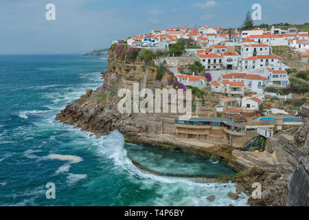 Praia das Maçãs, Côte de Lisbonne, Portugal, Europe Banque D'Images