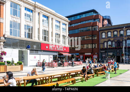 Lyric Square, Hammersmith, London Borough of Hammersmith et Fulham, Londres, Angleterre, Royaume-Uni Banque D'Images