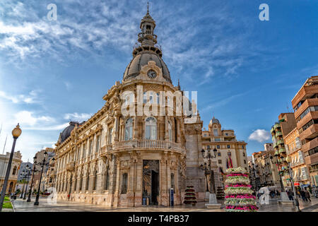 Carthagène espagne hôtel de ville Banque D'Images