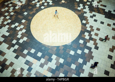 Minsk, Belarus - Jule 22, 2018 : Dana Mall centre commercial principal à Minsk la capitale de la République du Bélarus Banque D'Images