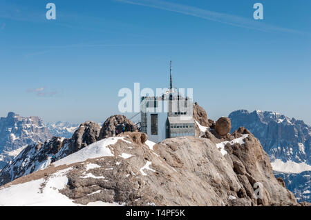 Terrasse panoramique de Punta Rocca (3265 m) Banque D'Images