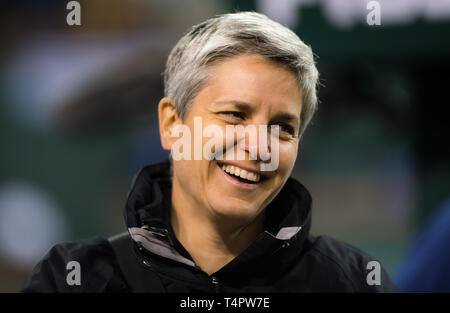 INDIAN WELLS, États-Unis d'Amérique - 16 mars : Marija Cicak au BNP Paribas Open 2018 Premier tournoi WTA tennis Banque D'Images