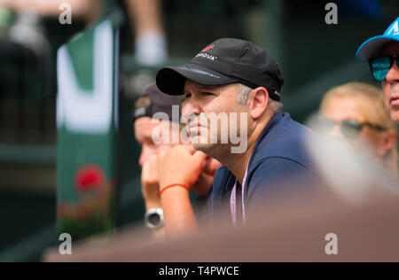 INDIAN WELLS, États-Unis d'Amérique - 13 mars : Max Eisenbud au BNP Paribas Open 2018 Premier tournoi WTA tennis Banque D'Images