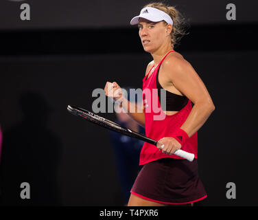 SYDNEY, AUSTRALIE - 12 janvier : Angelique Kerber de l'Allemagne à l'International WTA Sydney 2018 Tournoi de tennis de Premier ministre Banque D'Images