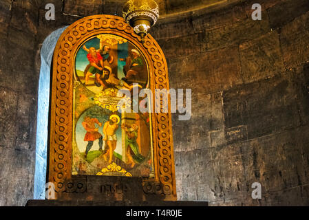 À l'intérieur du monastère de Khor Virap, Ararat, l'Arménie Province Banque D'Images