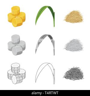 Piece,,feuilles,cube,bagasse,vert,brun, la matière, jagré,block,stock,organiques fibreux,extraction,naturel,Inde,gauche,,Afrique,eco,fermer,glucides fibres,solide,la photosynthèse,recyclage,ferme,agriculture,saccharose,technologie,de la canne à sucre,sucre de canne,terrain,,usine,DE,plantation,set,icône,,illustration,collection,isolé,design,graphisme,élément vecteur vecteurs,signer , Illustration de Vecteur