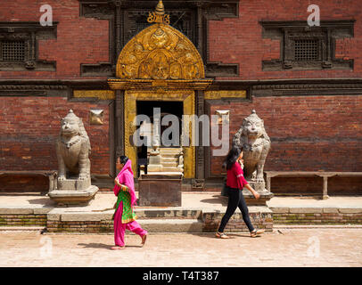 Patan Durbar Square à Katmandou, Népal Banque D'Images