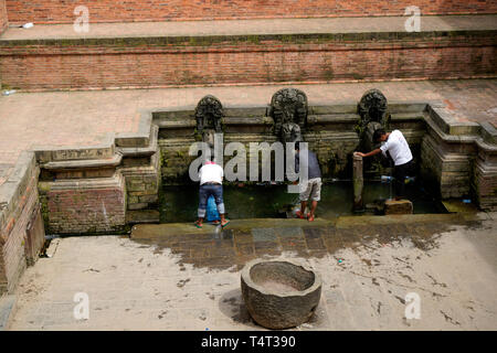 Patan Durbar Square à Katmandou, Népal Banque D'Images