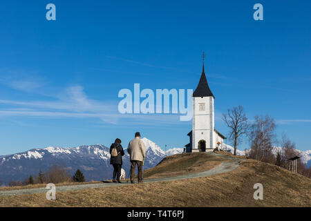 Eglise de Saint Primus et Felician, Jamnik, Slovénie Banque D'Images