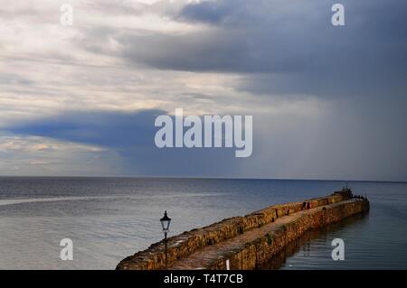 Pier, St Andrews, Fife, Scotland, Royaume-Uni, Europe Banque D'Images