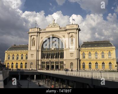 Budapest Keleti PÃ¡lyaudvar, Hongrie, Europe Banque D'Images