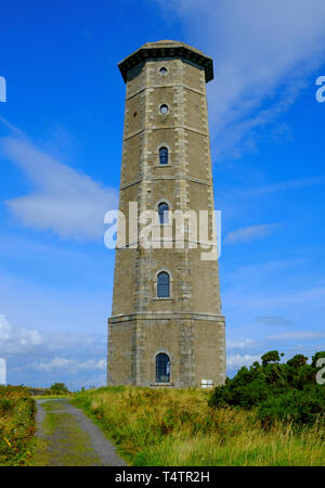 Wicklow head lighthouse Banque D'Images