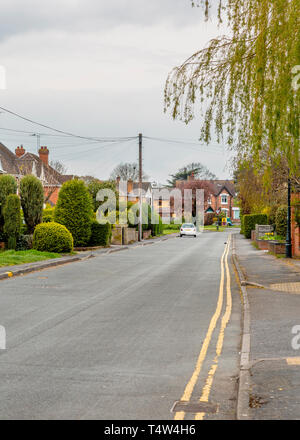 Seggs Lane, Alcester Street view. Banque D'Images
