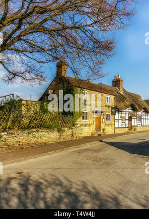 Le Fox & Hounds pub/restaurant à Bredon, Worcestershire, Angleterre. Banque D'Images