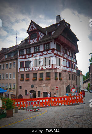 Nuremberg, la deuxième plus grande ville de Bavière Banque D'Images