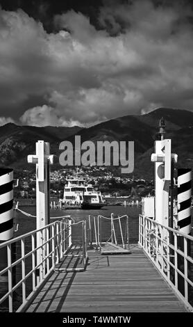 Croisière sur le lac de Côme Banque D'Images