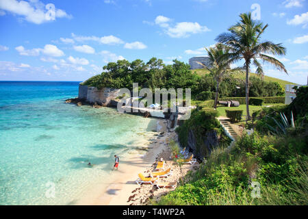 Les Bermudes, Fort St. Catherine Banque D'Images