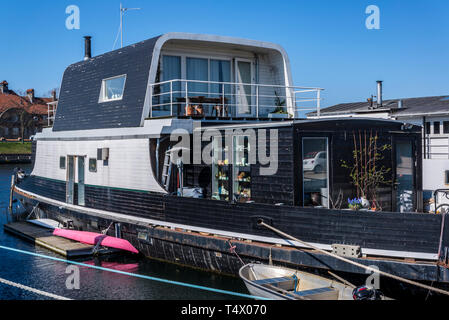 Boat House, Refshaleoen, une partie de l'île, l'île d'Amager est un ancien site industriel dans le port de Copenhague maintenant une zone urbaine pour les start-ups, innov Banque D'Images
