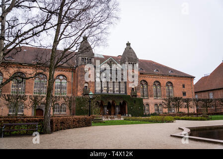 L'ancien bâtiment de la Bibliothèque royale danoise sur Slotsholmen au centre de Copenhague, Danemark Banque D'Images