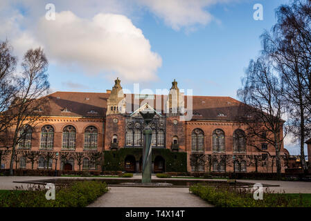 L'ancien bâtiment de la Bibliothèque royale danoise sur Slotsholmen au centre de Copenhague, Danemark Banque D'Images