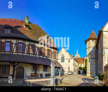 Dans l'abbaye de Bebenhausen Tübingen, Allemagne Banque D'Images