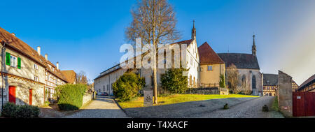 Dans l'abbaye de Bebenhausen Tübingen, Allemagne Banque D'Images