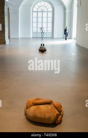 Essere Exposition, Antony Gormley, Galleria degli Uffizi, Galerie des Offices, Florence, Toscane, Italie Banque D'Images