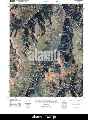 Carte TOPO USGS Colorado CO Macon 20110520 Restauration TM Banque D'Images