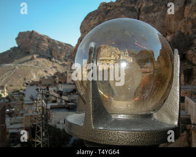 Maaloula, Syrie, Monastère et village chrétien. Damas, Syrie, sept. L'année 2004. Maaloula est un village chrétien en Syrie qui parle la langue araméenne Banque D'Images