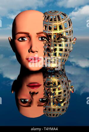 L'évolution de l'humanité Banque D'Images