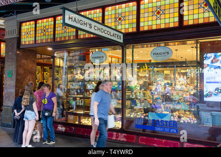 Haigh's chocolat et confiserie au Strand Arcade dans George Street, Sydney, Australie Banque D'Images