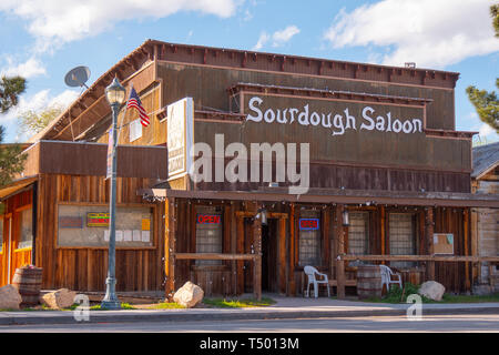 Old Sourdough Saloon dans Beatty - BEATTY, USA - Le 29 mars 2019 Banque D'Images