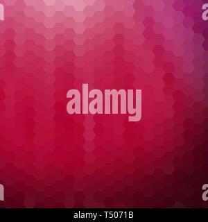 Rouge hexagonale motif transparent 10 eps. Banque D'Images