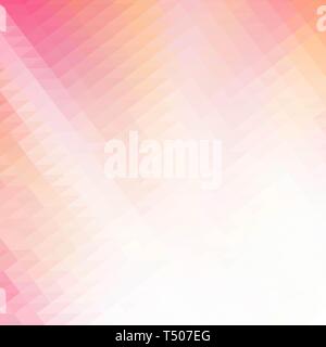 Illustration polygonale rose, qui sont composées de triangles. Arrière-plan géométrique en origami avec gradient. Conception triangulaire eps pour votre entreprise. Banque D'Images
