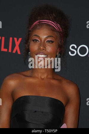 17 avril 2019 - Hollywood, Californie, États-Unis - 17 avril 2019 - Hollywood, Californie - Dewanda augmenter. "Netflix "quelqu'un grand'' Los Angeles Premiere tenue à l'Arclight Hollywood. Crédit photo : Faye Sadou/AdMedia (crédit Image : © Faye Sadou/AdMedia via Zuma sur le fil) Banque D'Images