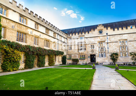 Jésus College de l'Université d'Oxford, Oxford, Royaume-Uni Banque D'Images