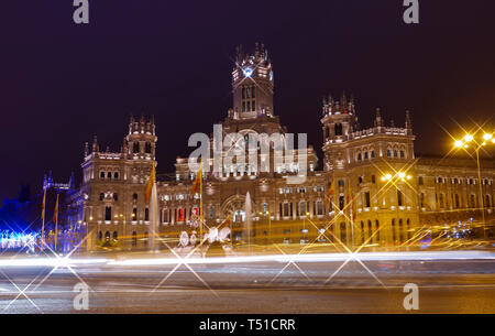 Palacio de las comunicaciones (Ayuntamiento de Madrid). España Banque D'Images