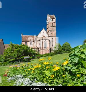 Son église, Alpirsbach, Forêt Noire, Bade-Wurtemberg, Allemagne Banque D'Images