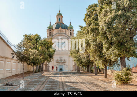 Santuario della Madonna della Costa, San Remo, Ligurie, Nord-Ouest de l'Italie Banque D'Images