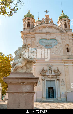 Santuario della Madonna della Costa, San Remo, Ligurie, Nord-Ouest de l'Italie Banque D'Images